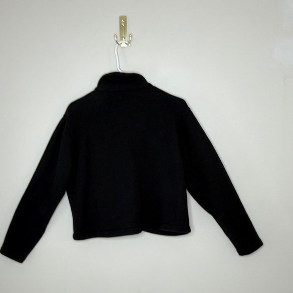Eddie Bauer 100% Cotton Black Cropped Jacket - Picture 5 of 5
